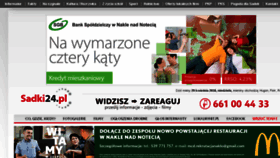 What Sadki24.pl website looked like in 2018 (6 years ago)