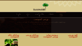 What Saynakesht.com website looked like in 2018 (6 years ago)