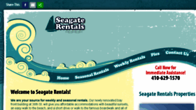What Seagaterentals.com website looked like in 2018 (6 years ago)