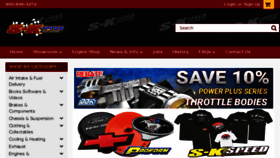 What Skspeed.com website looked like in 2018 (6 years ago)