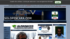 What Solopescara.com website looked like in 2018 (6 years ago)