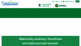 What Stadpulsen.se website looked like in 2018 (6 years ago)