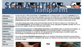 What Schlachthof-transparent.org website looked like in 2018 (6 years ago)