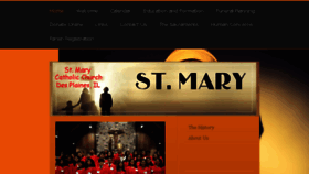What St-mary-catholic-church.org website looked like in 2018 (6 years ago)