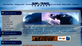 What Surftravelcompany.com website looked like in 2018 (6 years ago)
