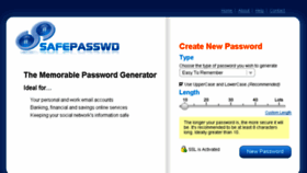 What Safepasswd.com website looked like in 2018 (6 years ago)
