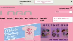 What Store.melaniemartinezmusic.com website looked like in 2018 (6 years ago)