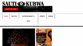 What Sautikubwa.org website looked like in 2018 (7 years ago)