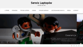 What Serwislaptopow.com website looked like in 2018 (6 years ago)