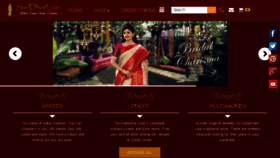 What Saridhoti.com website looked like in 2018 (7 years ago)