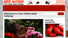 What Seedratings.com website looked like in 2018 (6 years ago)
