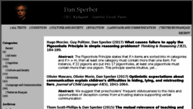 What Sperber.fr website looked like in 2018 (6 years ago)