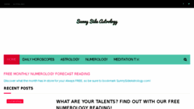 What Sunnysideastrology.com website looked like in 2018 (5 years ago)