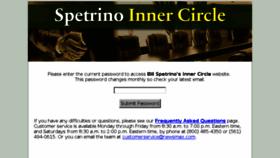 What Spetrinoinnercircle.com website looked like in 2018 (5 years ago)