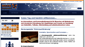 What Selbsthilfenetzwerk-sachsen.de website looked like in 2018 (5 years ago)