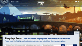 What Smccoachhire.com website looked like in 2018 (6 years ago)