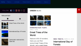What Save-our-green.com website looked like in 2018 (6 years ago)