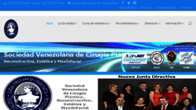 What Sociedadvenezolanacirugiaplastica.org website looked like in 2018 (5 years ago)