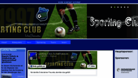 What Sporting-club.ch website looked like in 2018 (6 years ago)