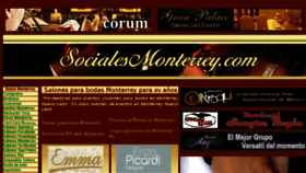 What Socialesmonterrey.com website looked like in 2018 (5 years ago)