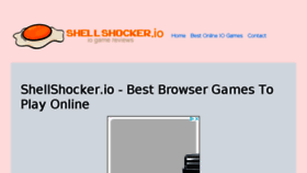 What Shellshoker.io website looked like in 2018 (5 years ago)