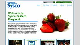 What Syscoeasternmd.com website looked like in 2018 (5 years ago)