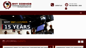 What Snycosmos.com website looked like in 2018 (6 years ago)