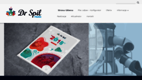 What Spil.pl website looked like in 2018 (6 years ago)