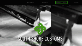 What Southshorecustoms.com website looked like in 2018 (6 years ago)