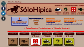 What Solohipica.cl website looked like in 2018 (6 years ago)