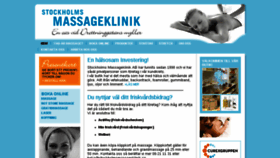 What Sthlmsmassageklinik.se website looked like in 2018 (6 years ago)