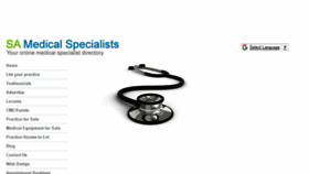 What Samedicalspecialists.co.za website looked like in 2018 (6 years ago)