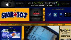 What Star107fm.net website looked like in 2018 (5 years ago)