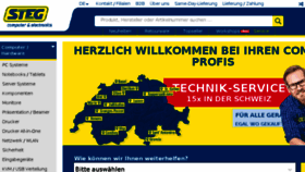 What Stegcomputer.ch website looked like in 2018 (6 years ago)