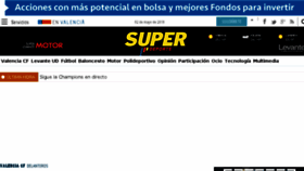 What Superdeporte.com website looked like in 2018 (6 years ago)
