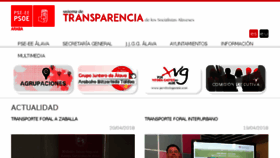 What Socialistasalaveses.com website looked like in 2018 (6 years ago)