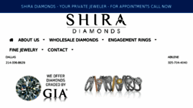 What Shira-diamonds.com website looked like in 2018 (5 years ago)