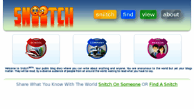 What Sniitch.com website looked like in 2018 (5 years ago)
