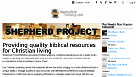 What Shepherdproject.com website looked like in 2018 (5 years ago)