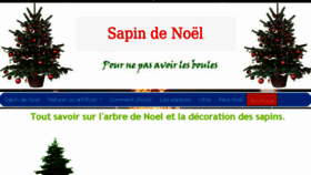 What Sapinnoel.eu website looked like in 2018 (6 years ago)