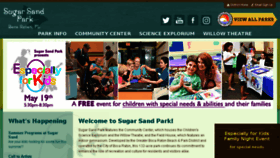 What Sugarsandpark.org website looked like in 2018 (5 years ago)