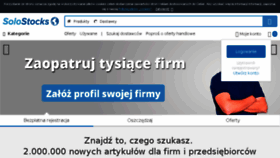 What Solostocks.pl website looked like in 2018 (6 years ago)