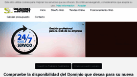 What Solucionesinter.net website looked like in 2018 (6 years ago)