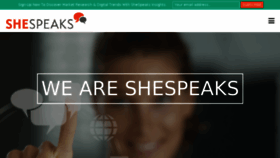 What Shespeakscorporate.com website looked like in 2018 (5 years ago)
