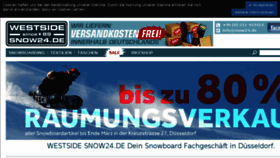What Snow24.de website looked like in 2018 (6 years ago)