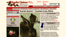 What Scarletquince.com website looked like in 2018 (5 years ago)