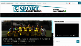 What Sportcasertano.it website looked like in 2018 (5 years ago)