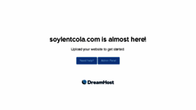 What Soylentcola.com website looked like in 2018 (6 years ago)