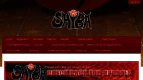 What Shyba.org website looked like in 2018 (6 years ago)