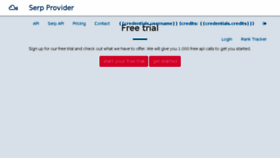 What Serpprovider.com website looked like in 2018 (6 years ago)